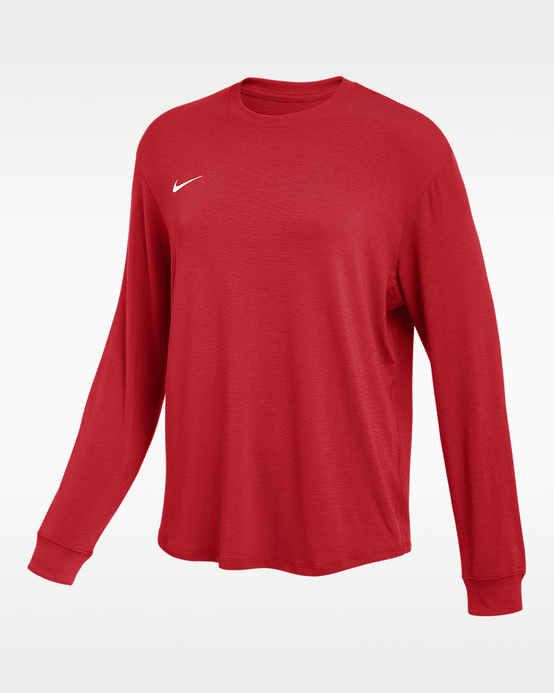 Nike One Women's Relaxed Long-Sleeve Top (Stock) 1