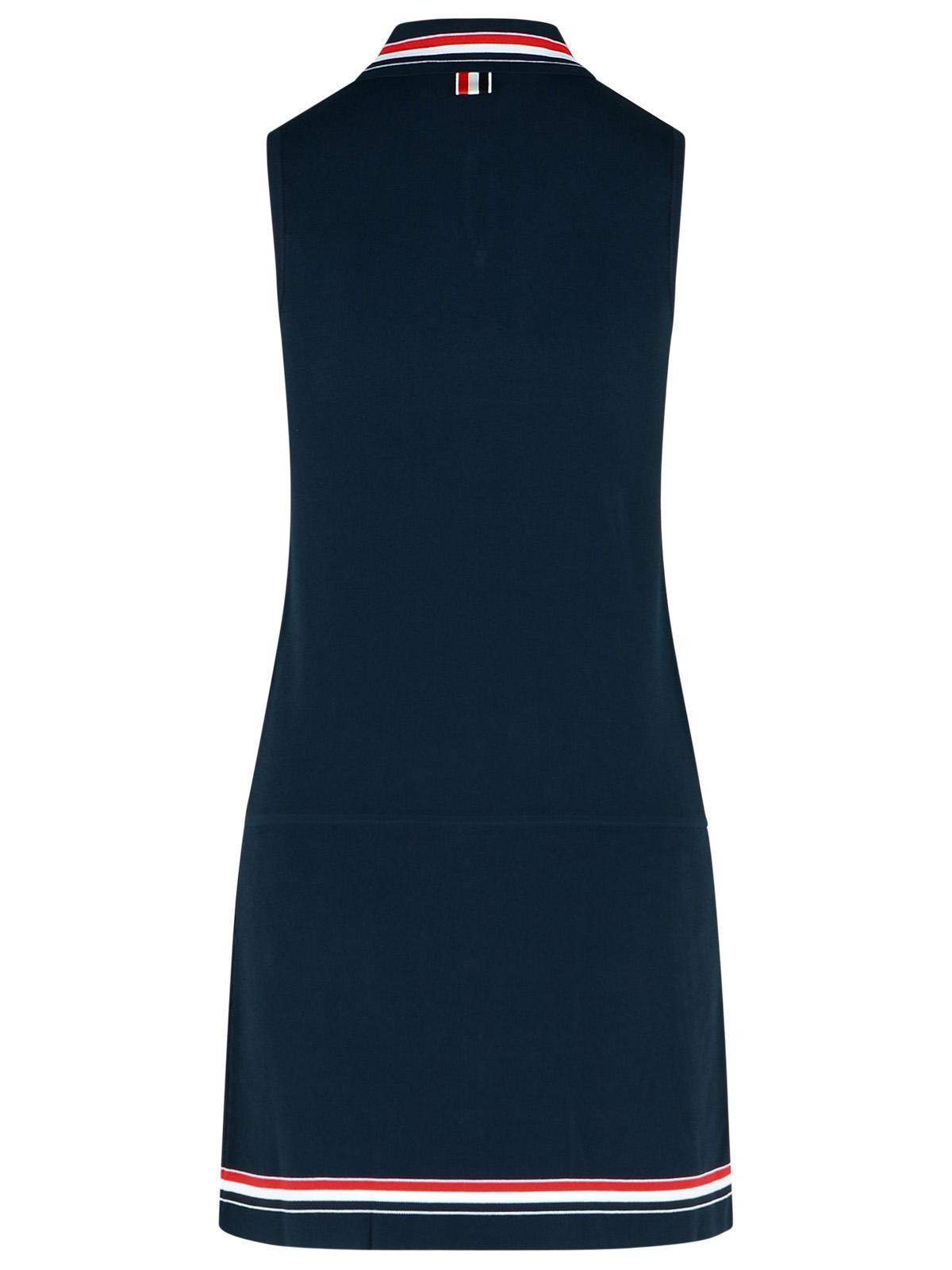 Thom Browne 'Tennis' Dress In Navy Viscose Blend Women - 3