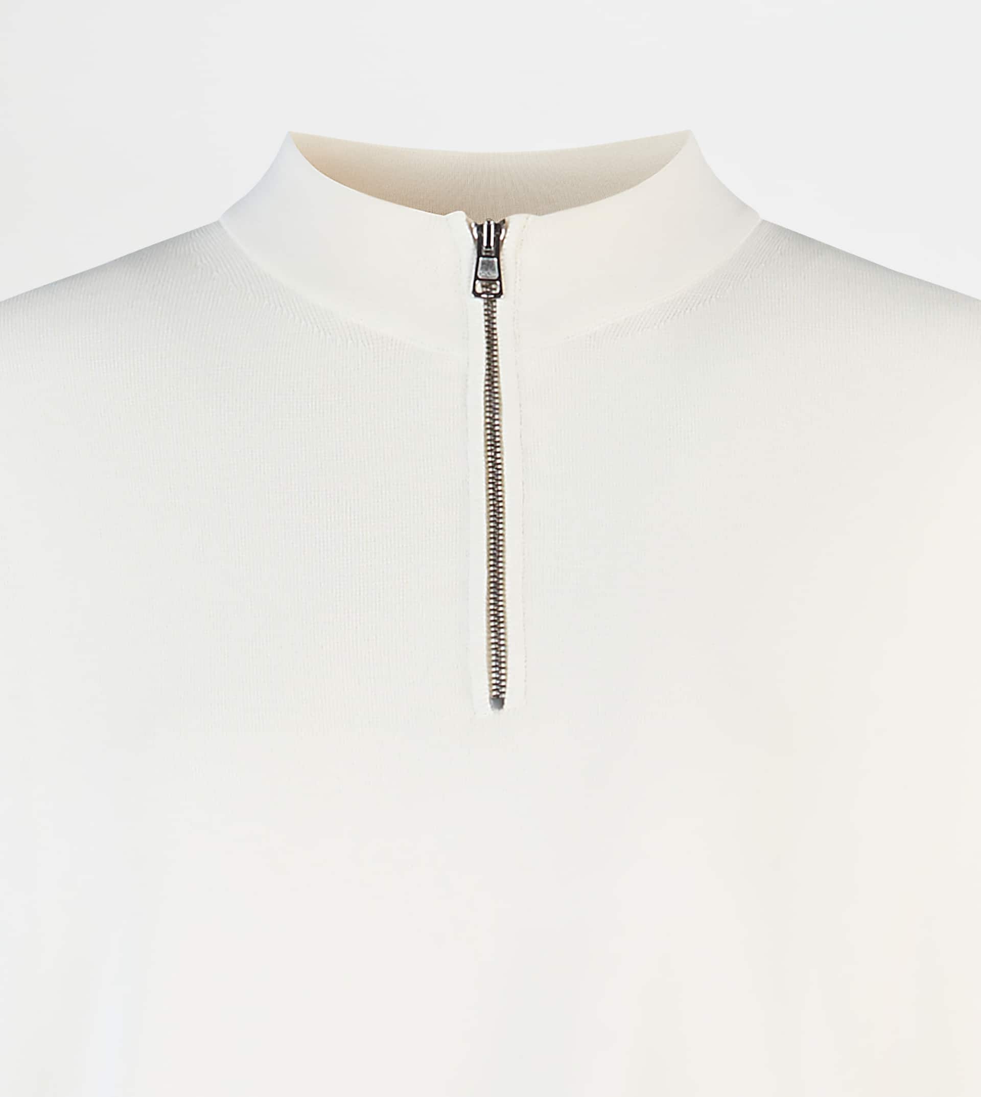 T-SHIRT IN STRETCH VISCOSE - WHITE - 2