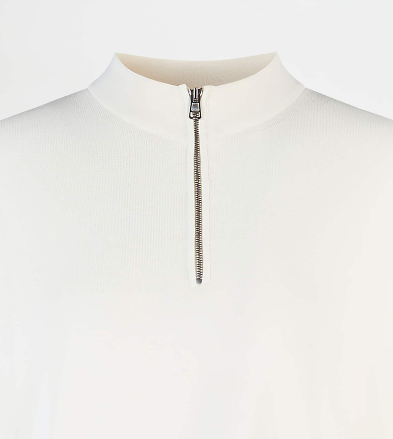 Tod's T-SHIRT IN STRETCH VISCOSE - WHITE outlook