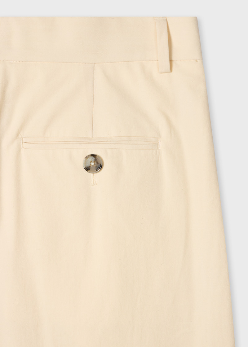 Paul Smith Women's Ecru Cotton Wide-Leg Trousers outlook