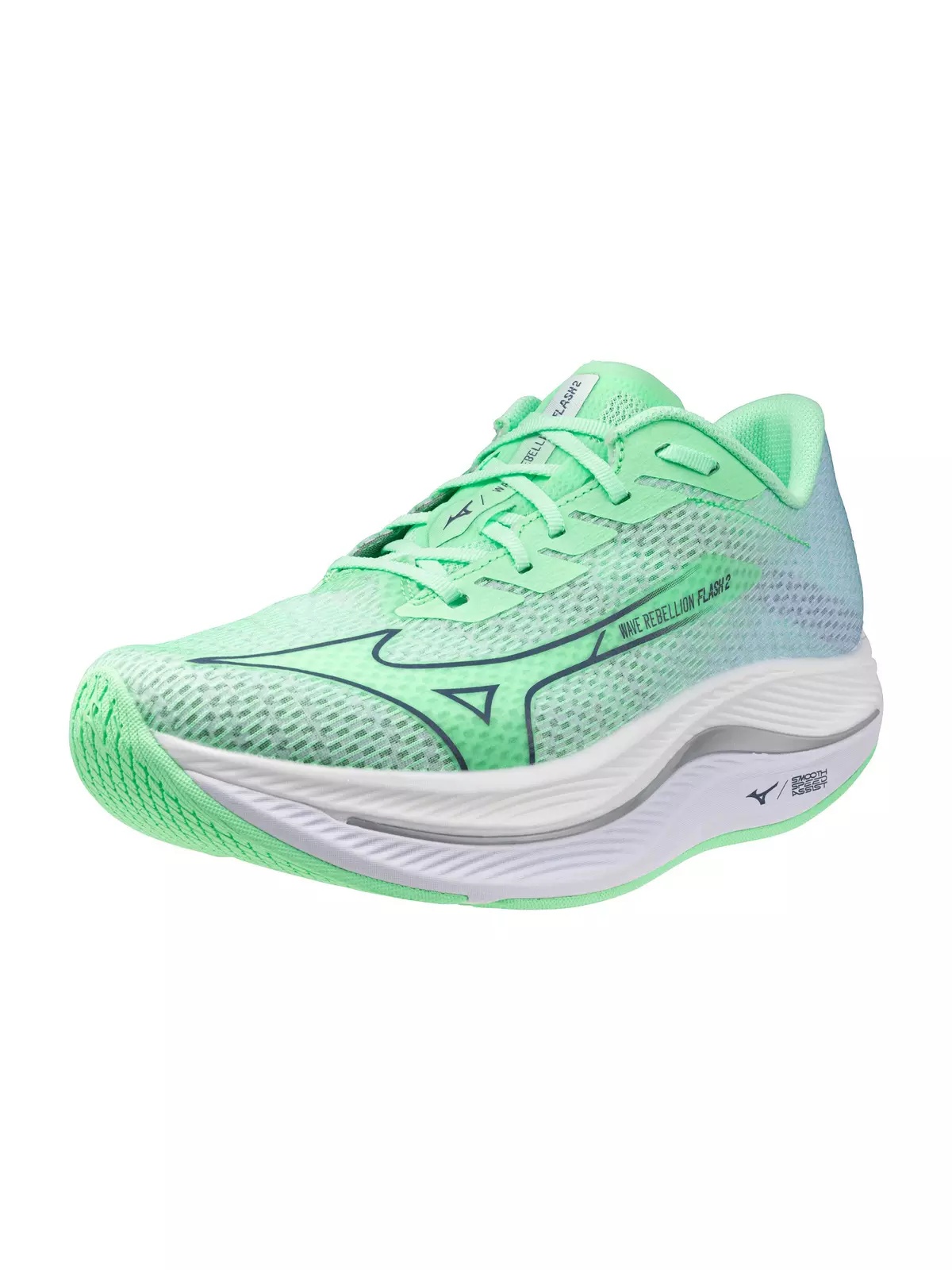 Wave Rebellion Flash 2 "Neo Mint/Vintage Indigo" Men's Running Shoe - 3