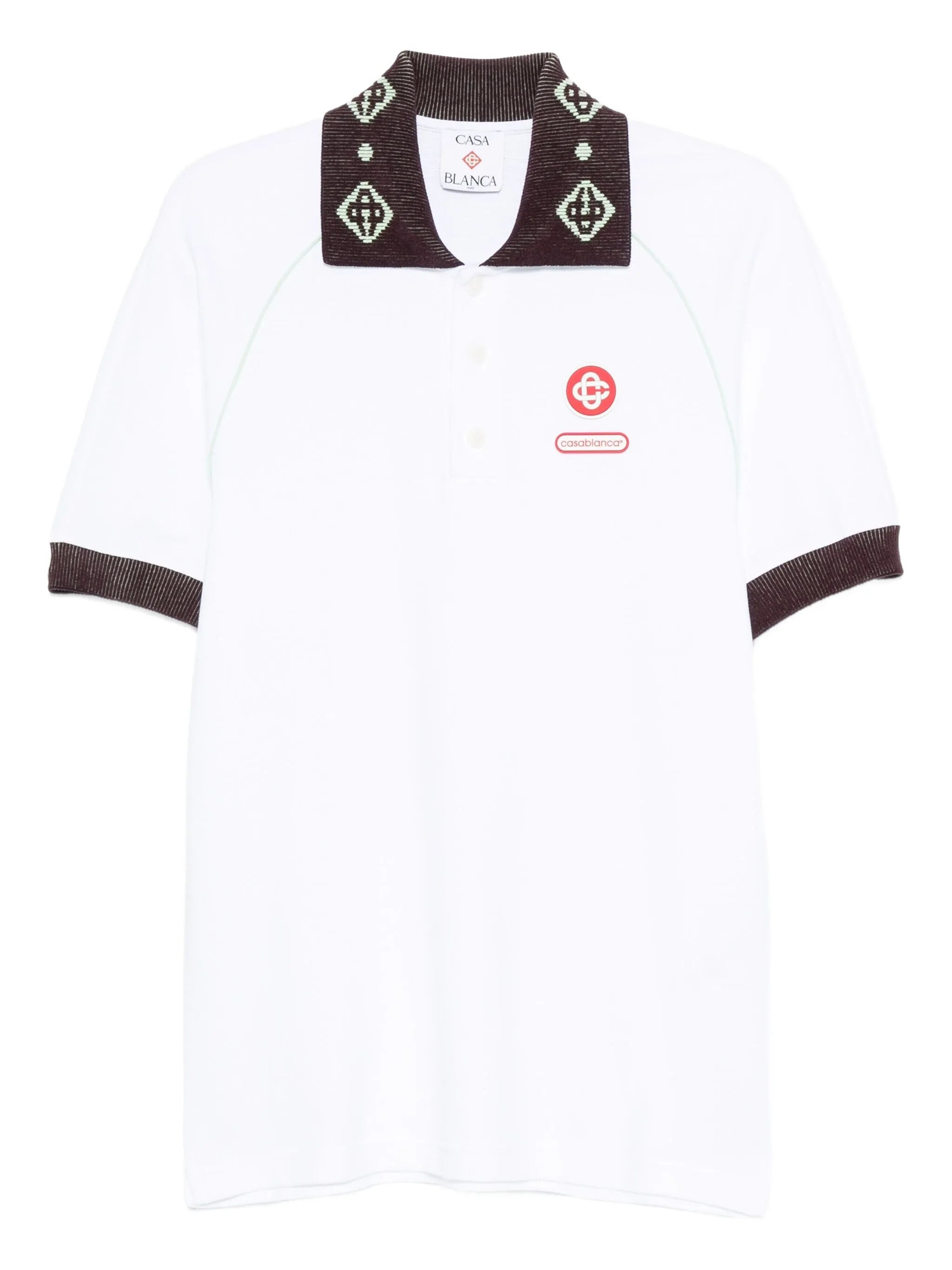 Casablanca Logo-patch Polo Shirt - 1