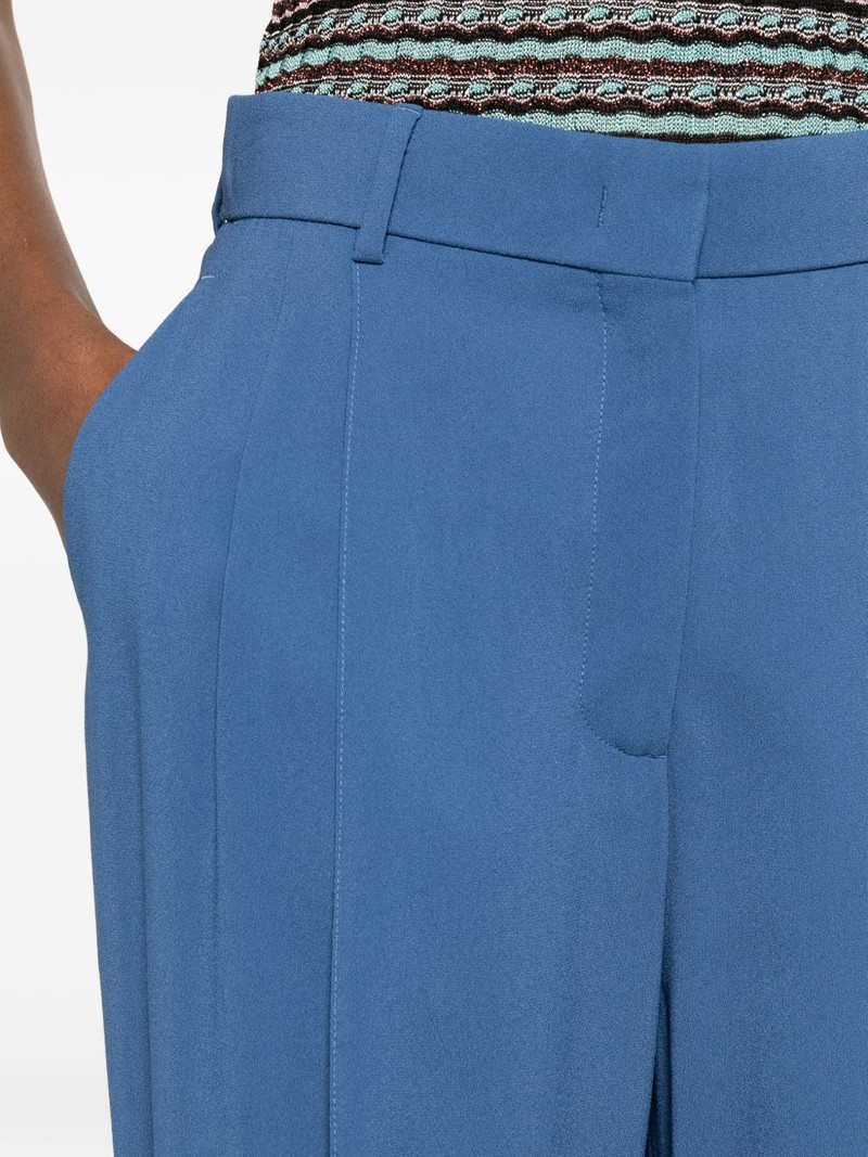 pleated turn-up palazzo pants 5