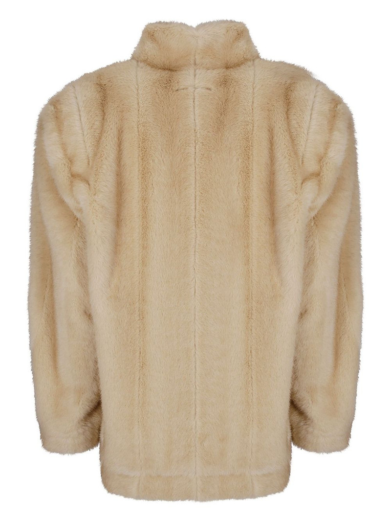 MM6 Maison Margiela faux-fur jacket outlook