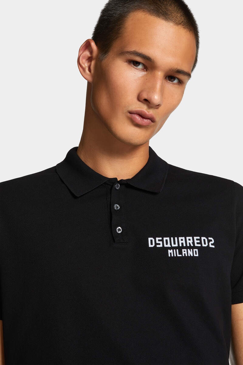 DYED TENNIS FIT DSQUARED2 MILANO POLO - 5