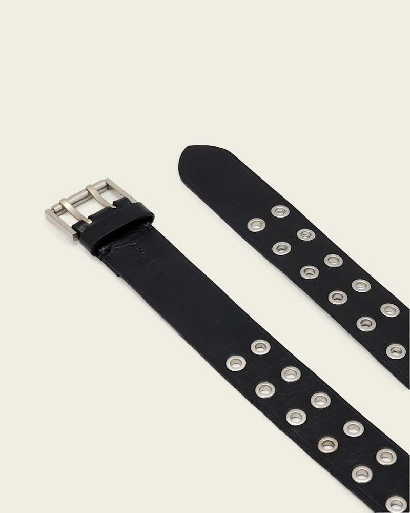 NYLA DOUBLE EYELET LEATHER BELT 3