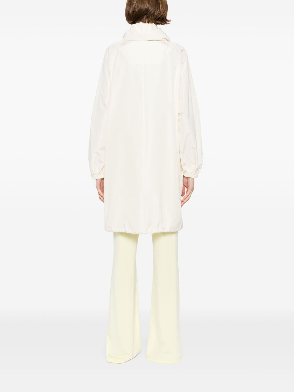 silk taffeta parka - 4