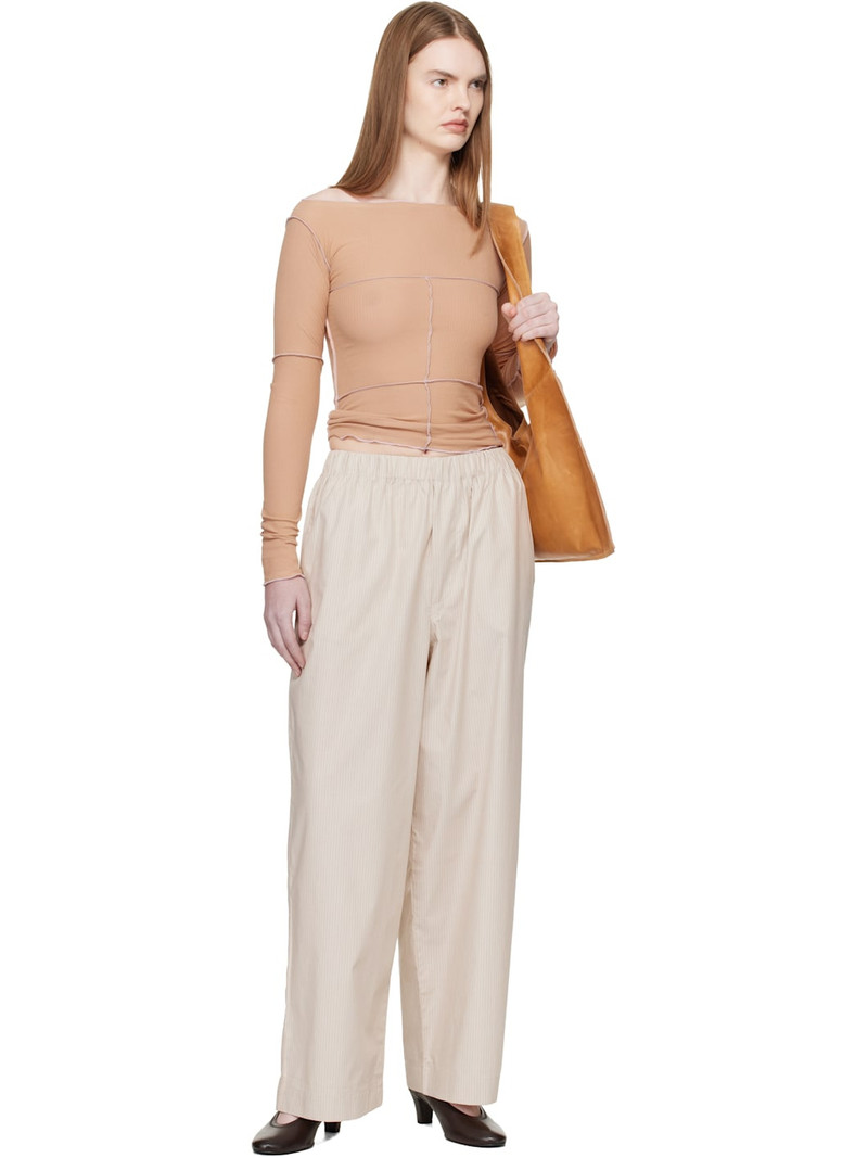 BASERANGE Beige Claude Lounge Pants outlook