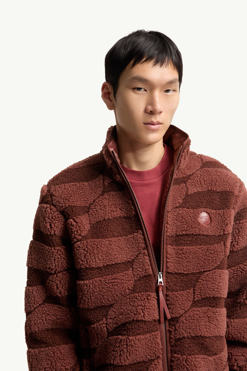 Teddy Jacquard Zip-Up Sweatshirt 6