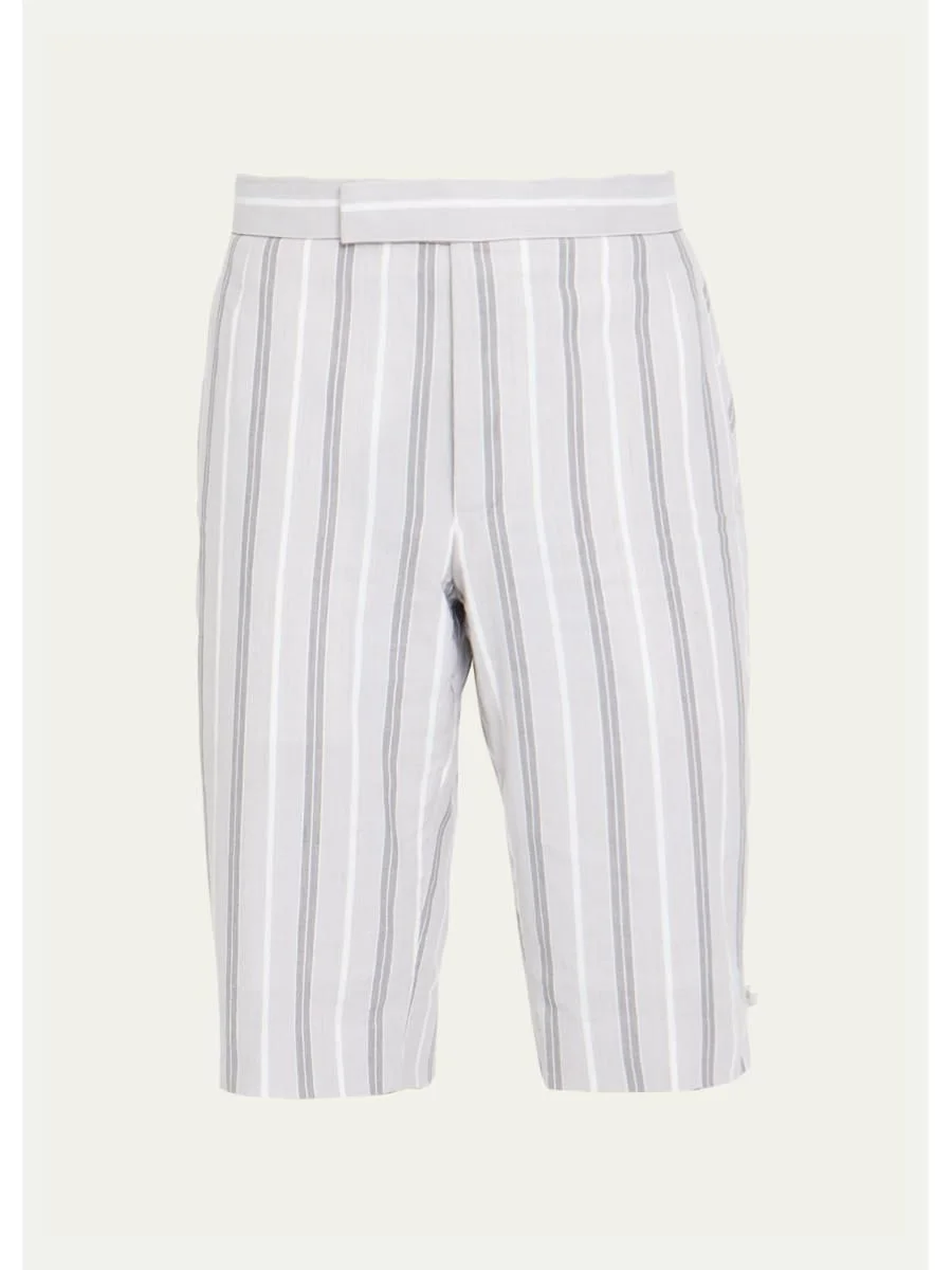 Striped CottonShorts - 1
