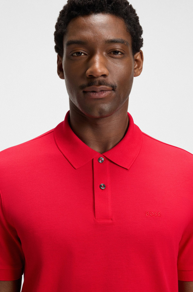 PALLAS REGULAR-FIT POLO SHIRT IN COTTON WITH EMBROIDERED LOGO 3