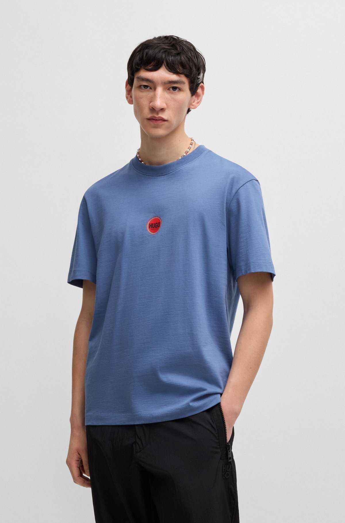 COTTON-JERSEY T-SHIRT WITH RACING LOGOS - 2