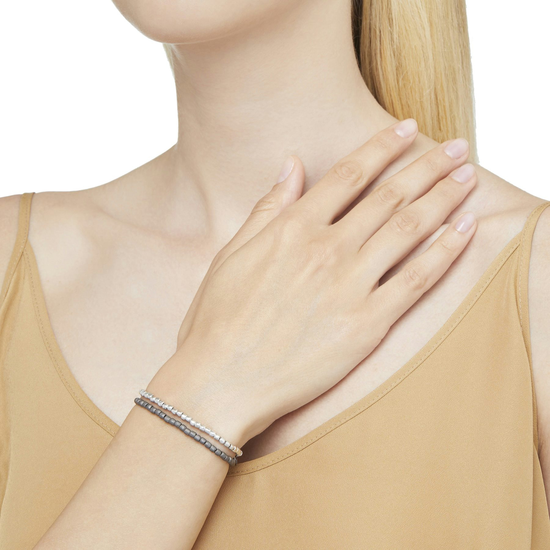 TITANIUM MINI GRANELLI BRACELET - 4