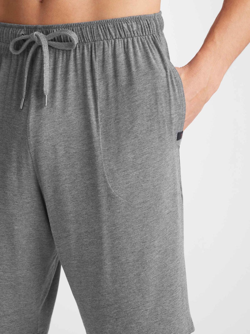 Men's Lounge Shorts Marlowe Micro Modal Stretch Charcoal - 7