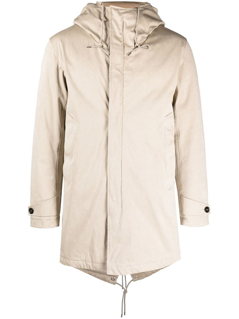 핵심 quilted 오리 아래로 parka 1