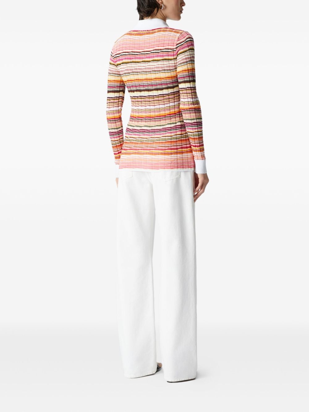 striped knitted shirt - 3
