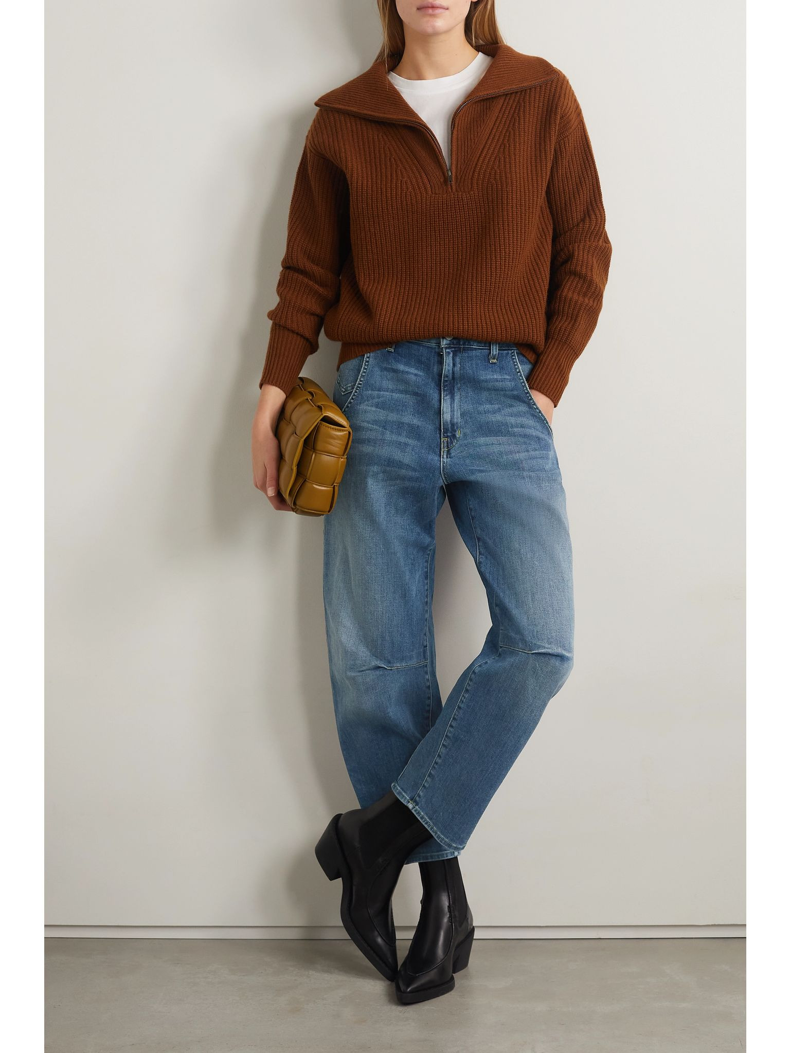 Emerson high-rise tapered jeans Blue - 2