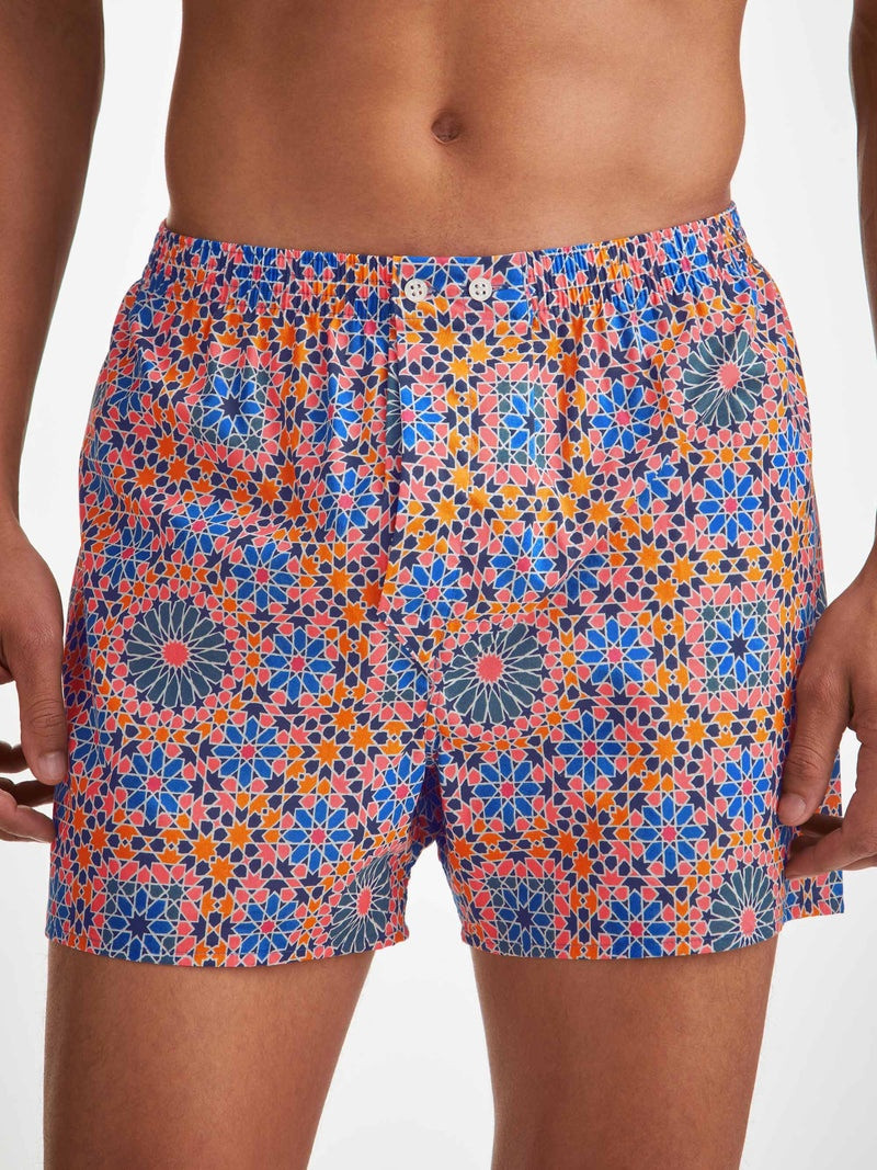 Men's Classic Fit Boxers Ledbury 69 Cotton Batiste Multi 5