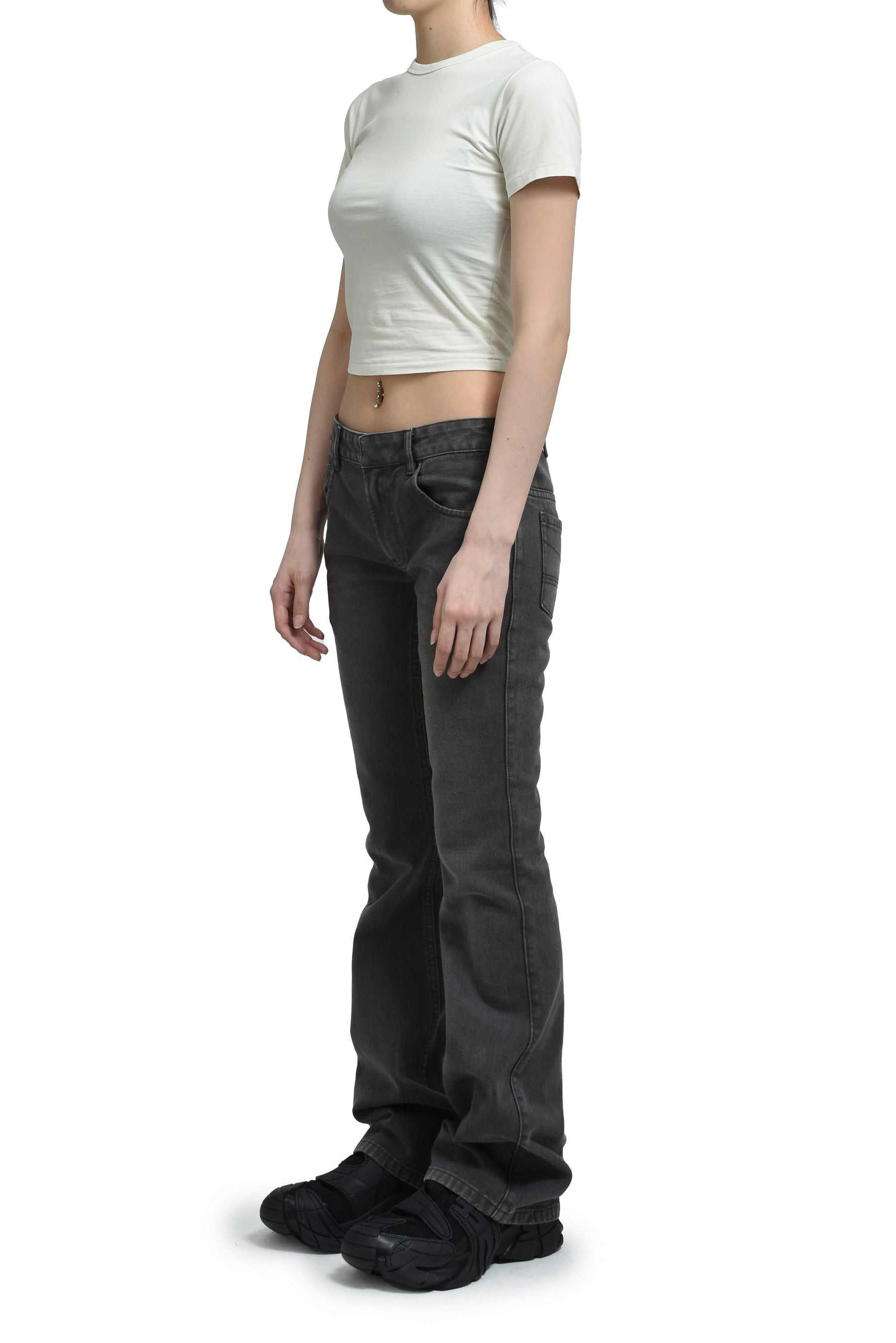 SLIM-FLARED JEANS STONE LIGHT / STONELIGHT - 4