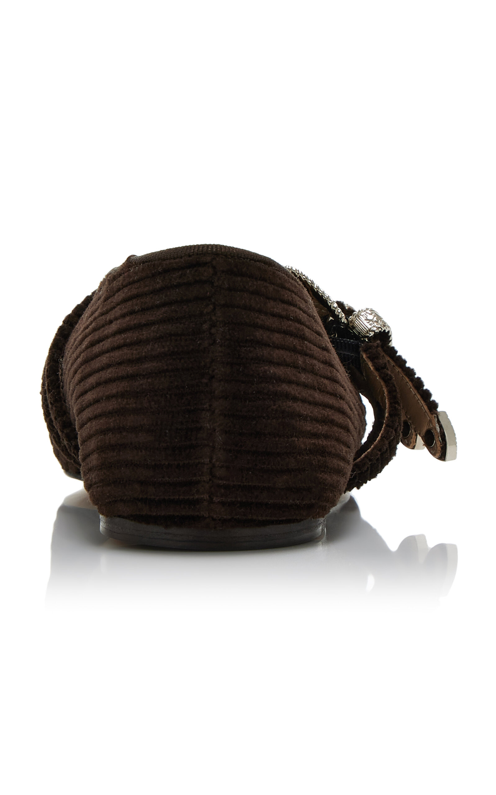 Claudia Corduroy Ballet Flats brown - 5