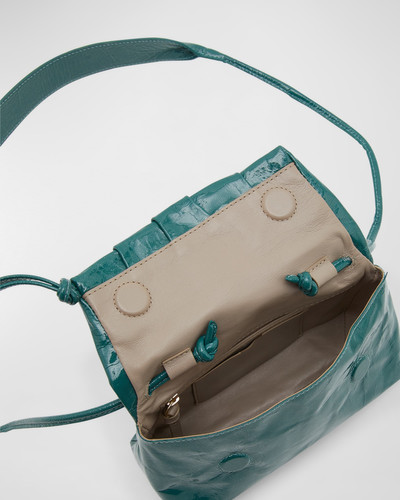 Dries Van Noten Small Flap Patent Leather Shoulder Bag outlook