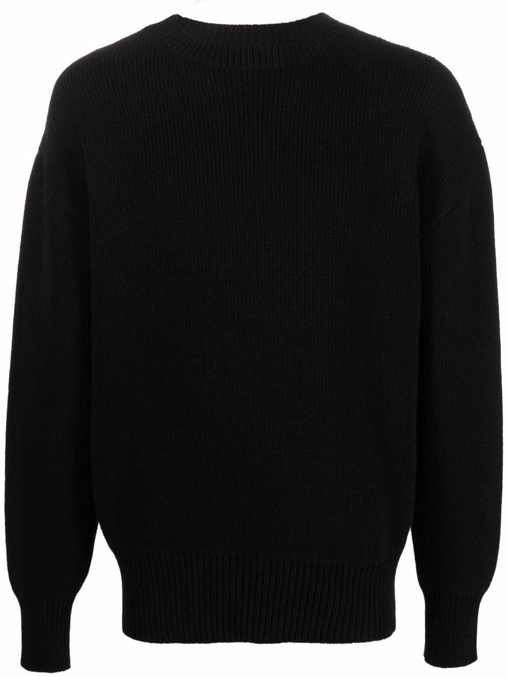 ribbed-knit long-sleeve jumper - 1