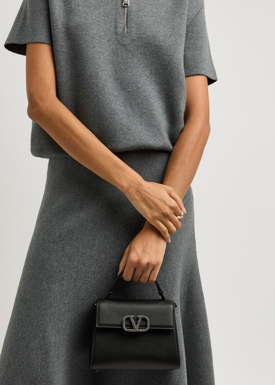 Valentino Garavani Vsling Mini Leather top Handle bag - 6