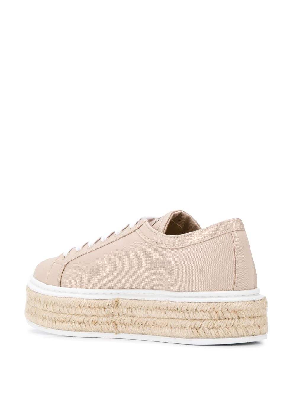 lace-up espadrille sneakers - 3