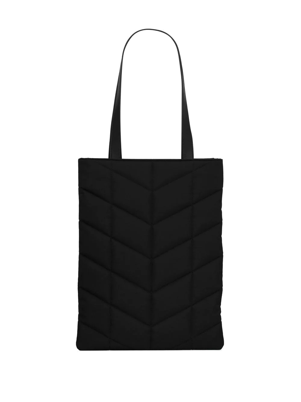 chevron-quilt puffer tote - 2