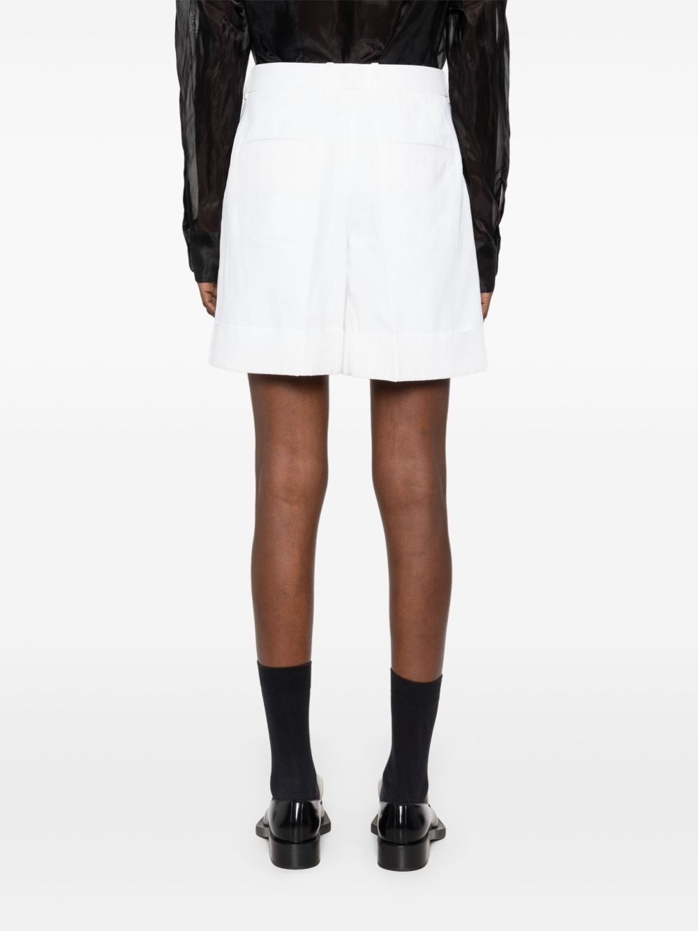 linen shorts - 4