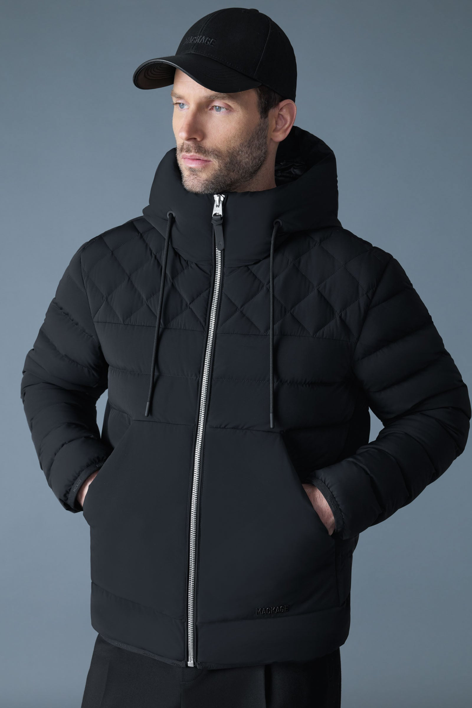 BERGEN Quilted Down Hooded Jacket - 5