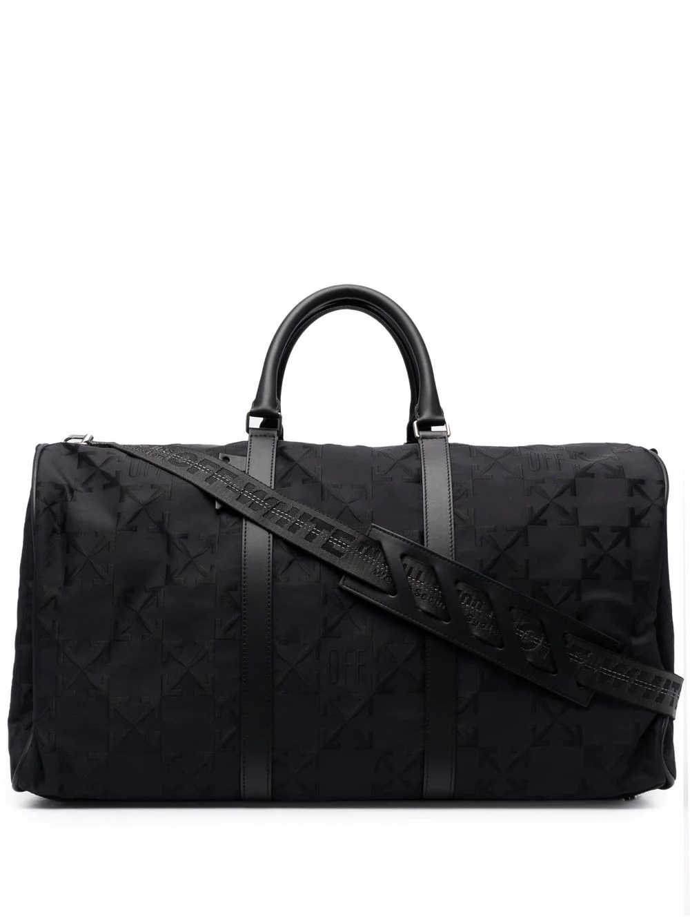 monogram-pattern duffle bag - 1