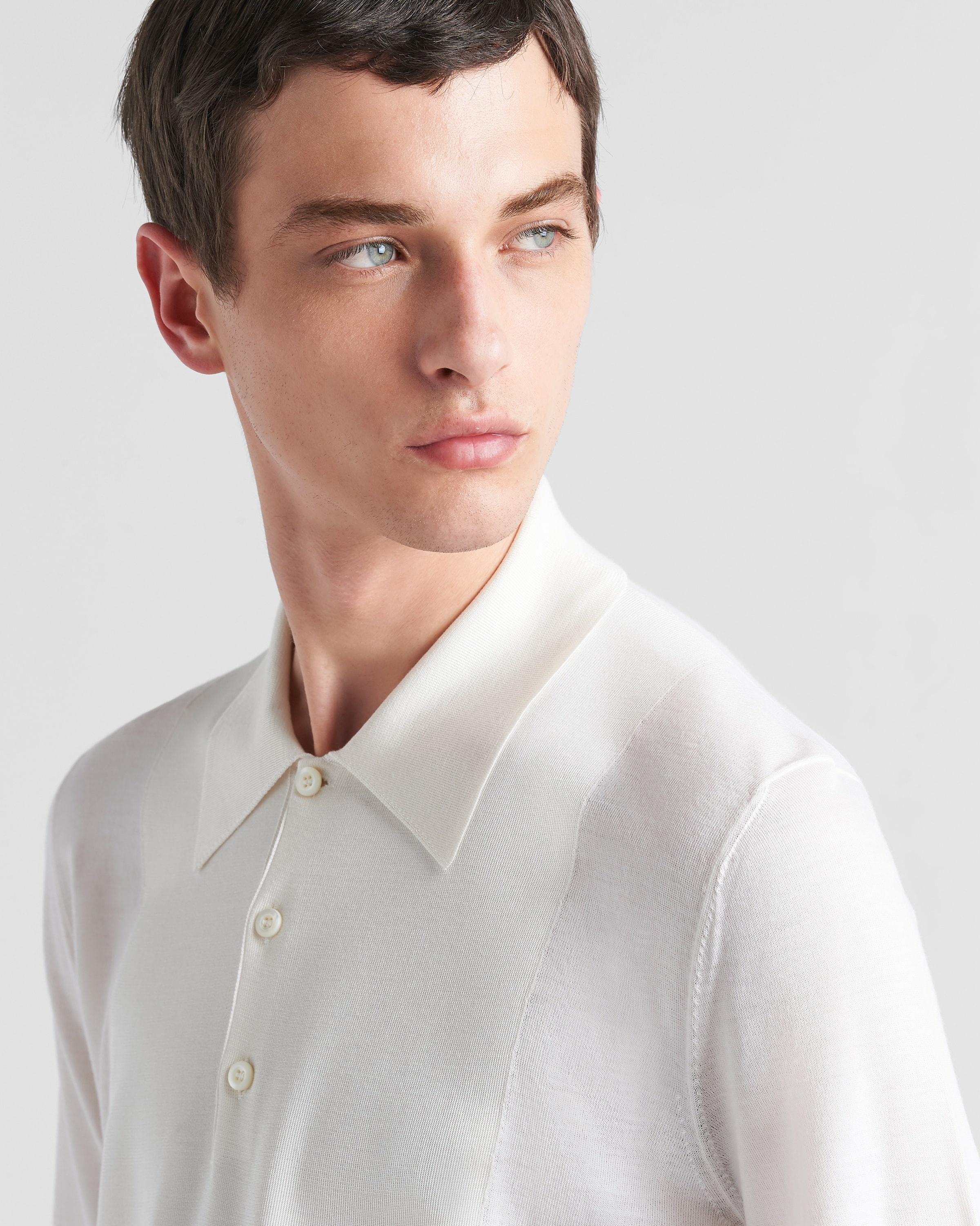Worsted-wool polo shirt - 4