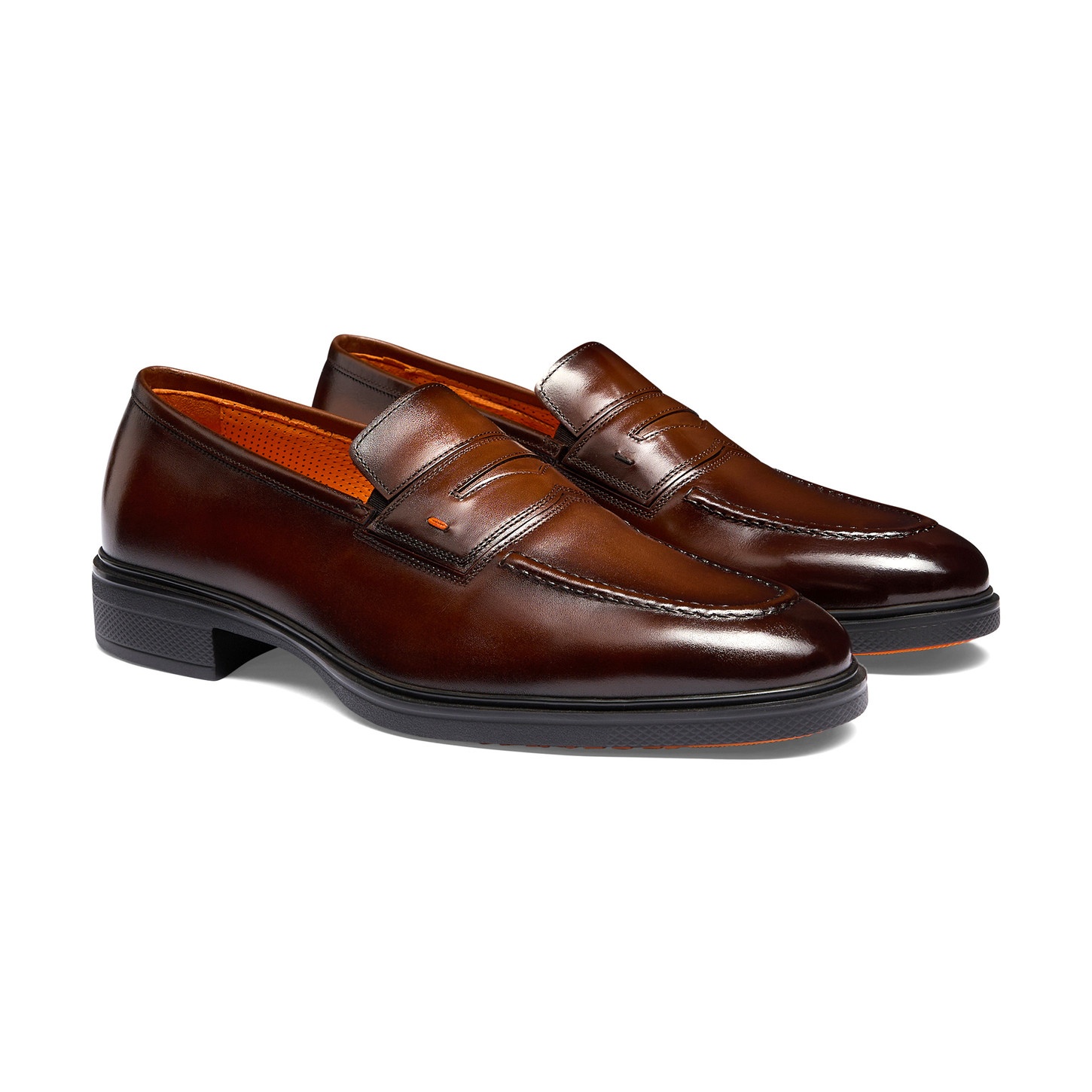 Men's dark brown leather Easy loafer - 3