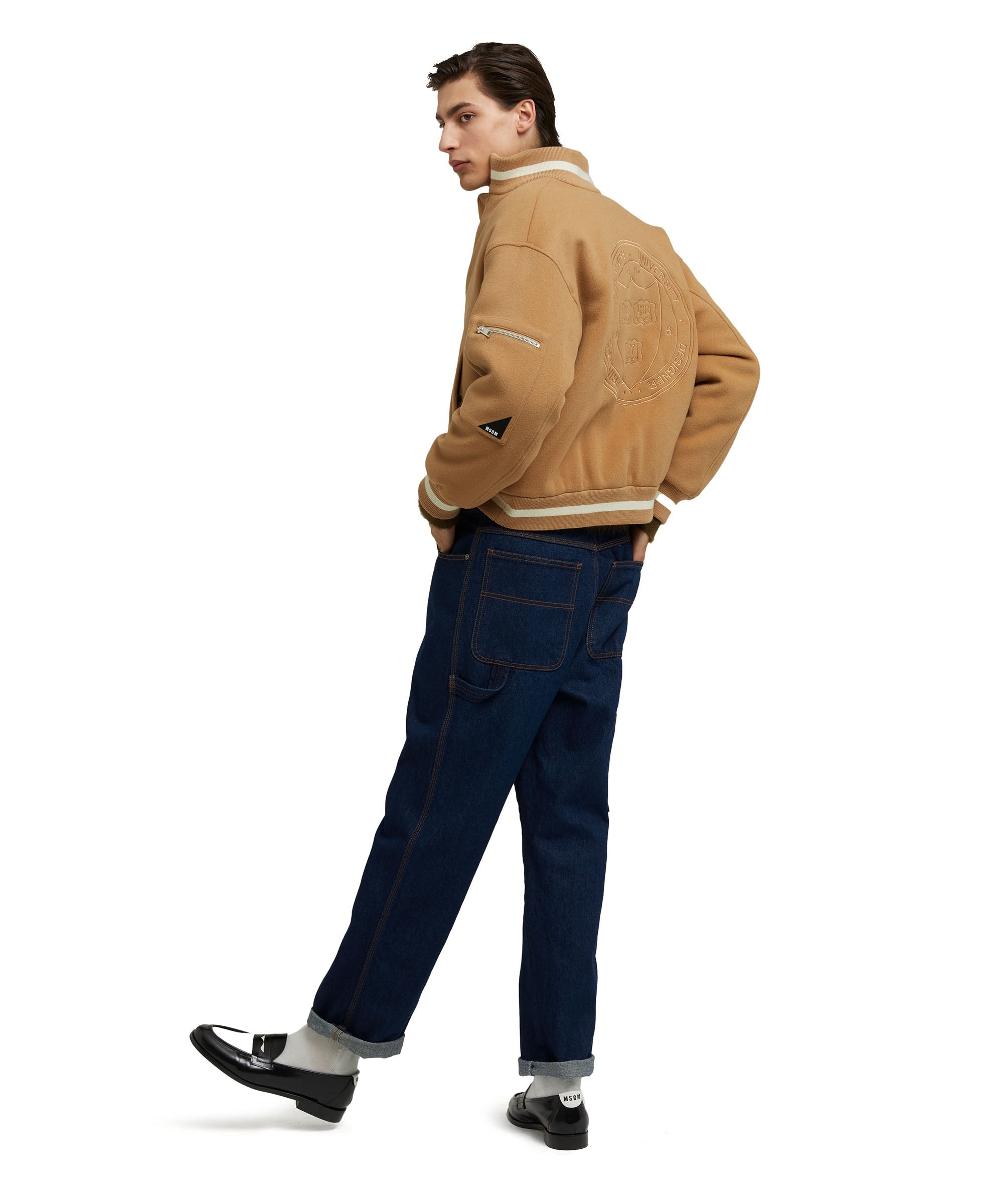 Virgin wool bomber jacket "Wool Felt" - 5