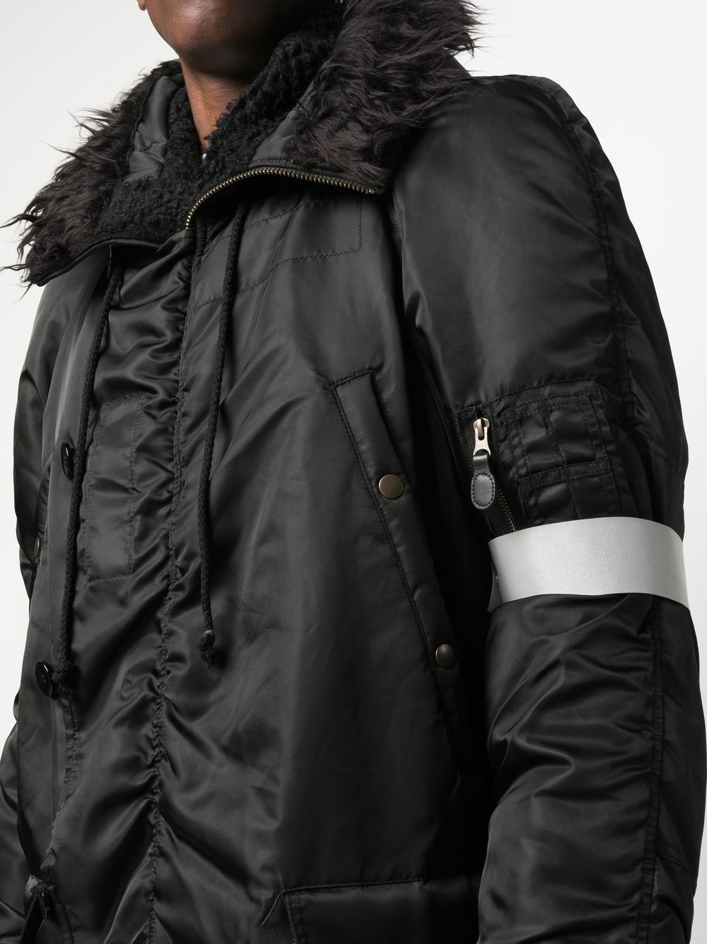 hooded parka coat - 5