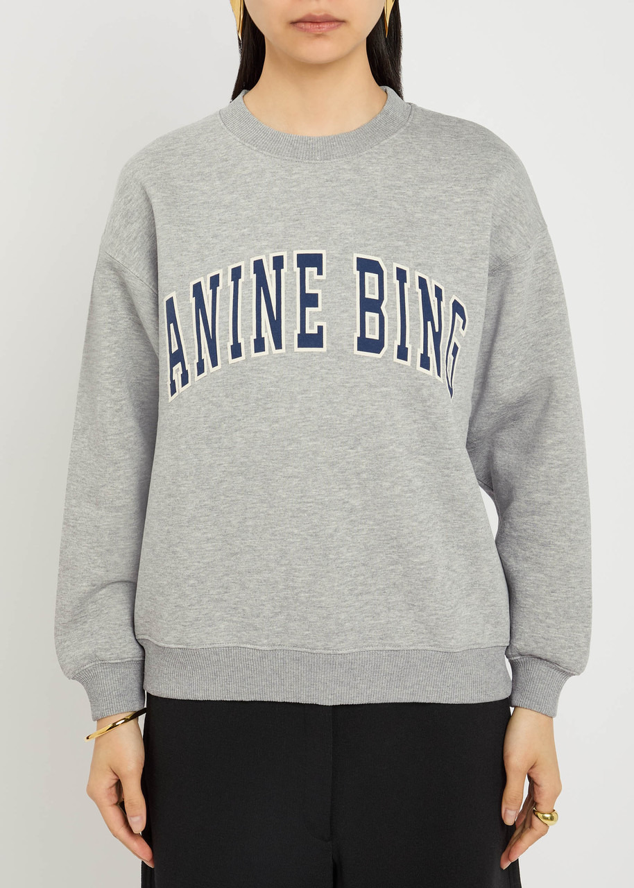 Anine Bing Spencer Logo Cotton-blend Sweatshirt - 2