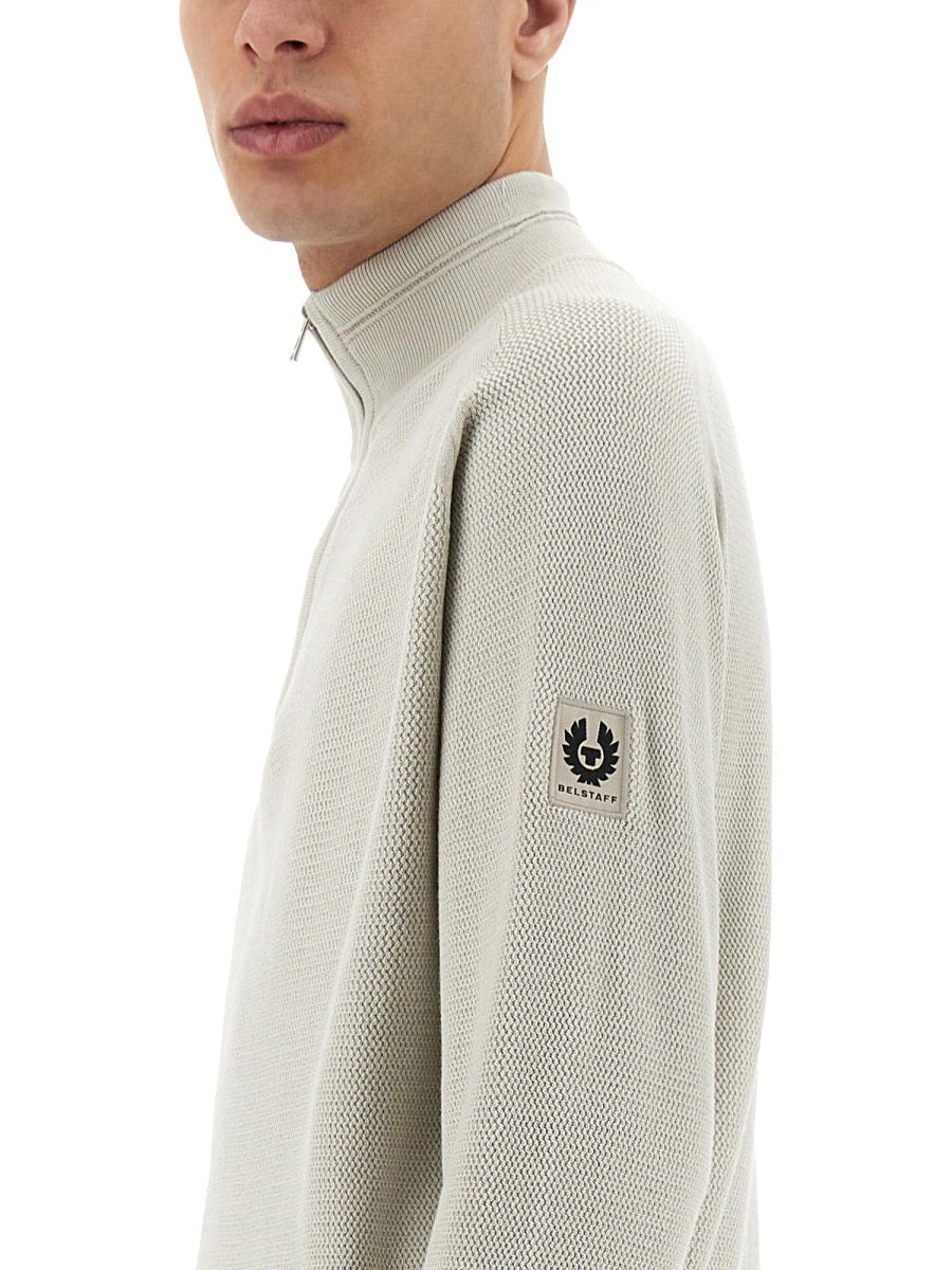 Belstaff Men Shirt With Zip. - 4