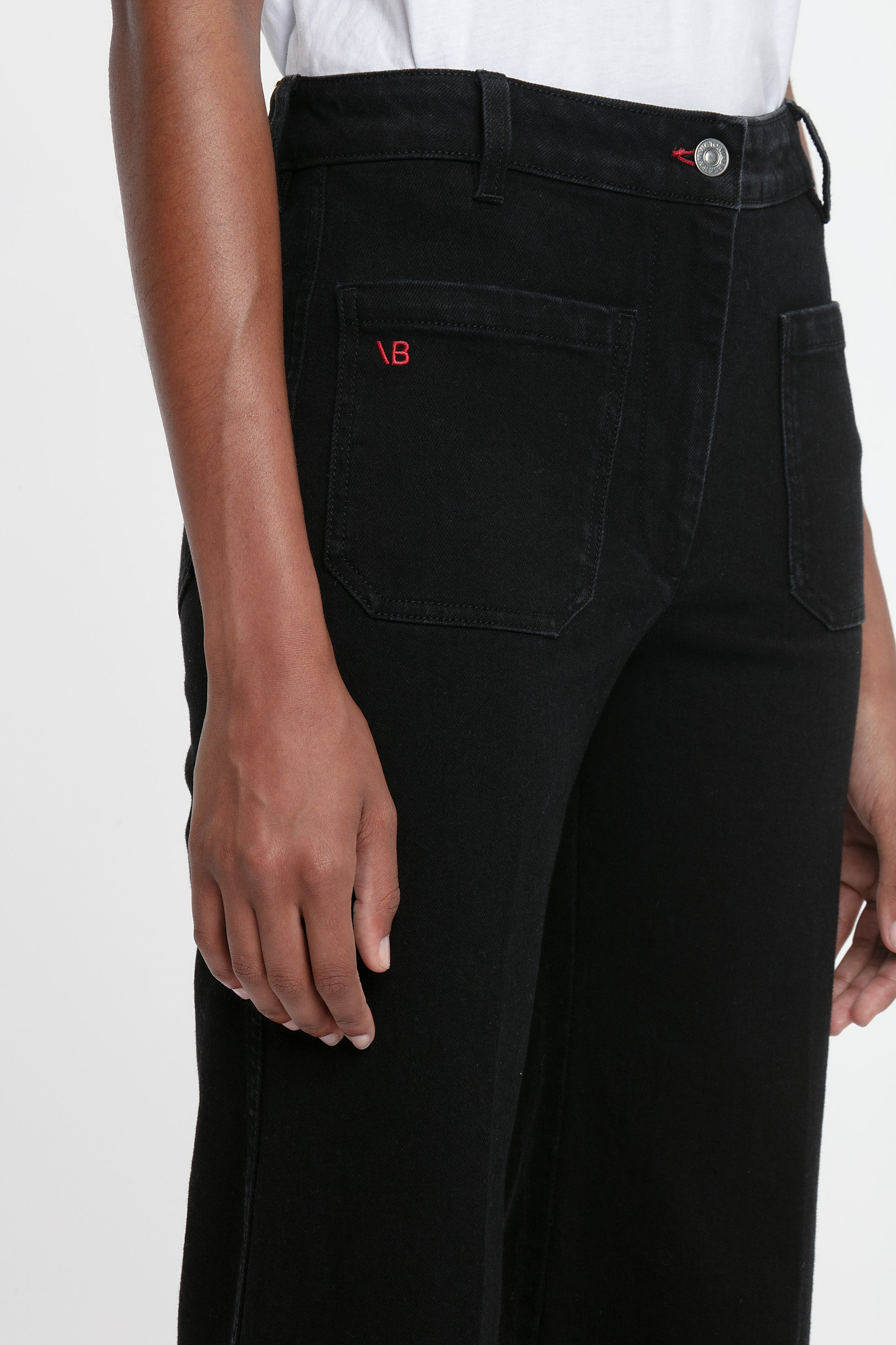 Exclusive Alina High Waisted Jean In Washed Black - 4
