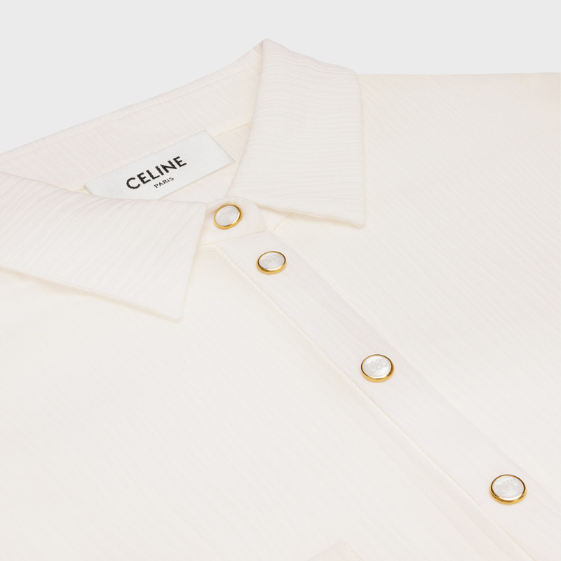 long shirt dress in cotton silk crepon 3