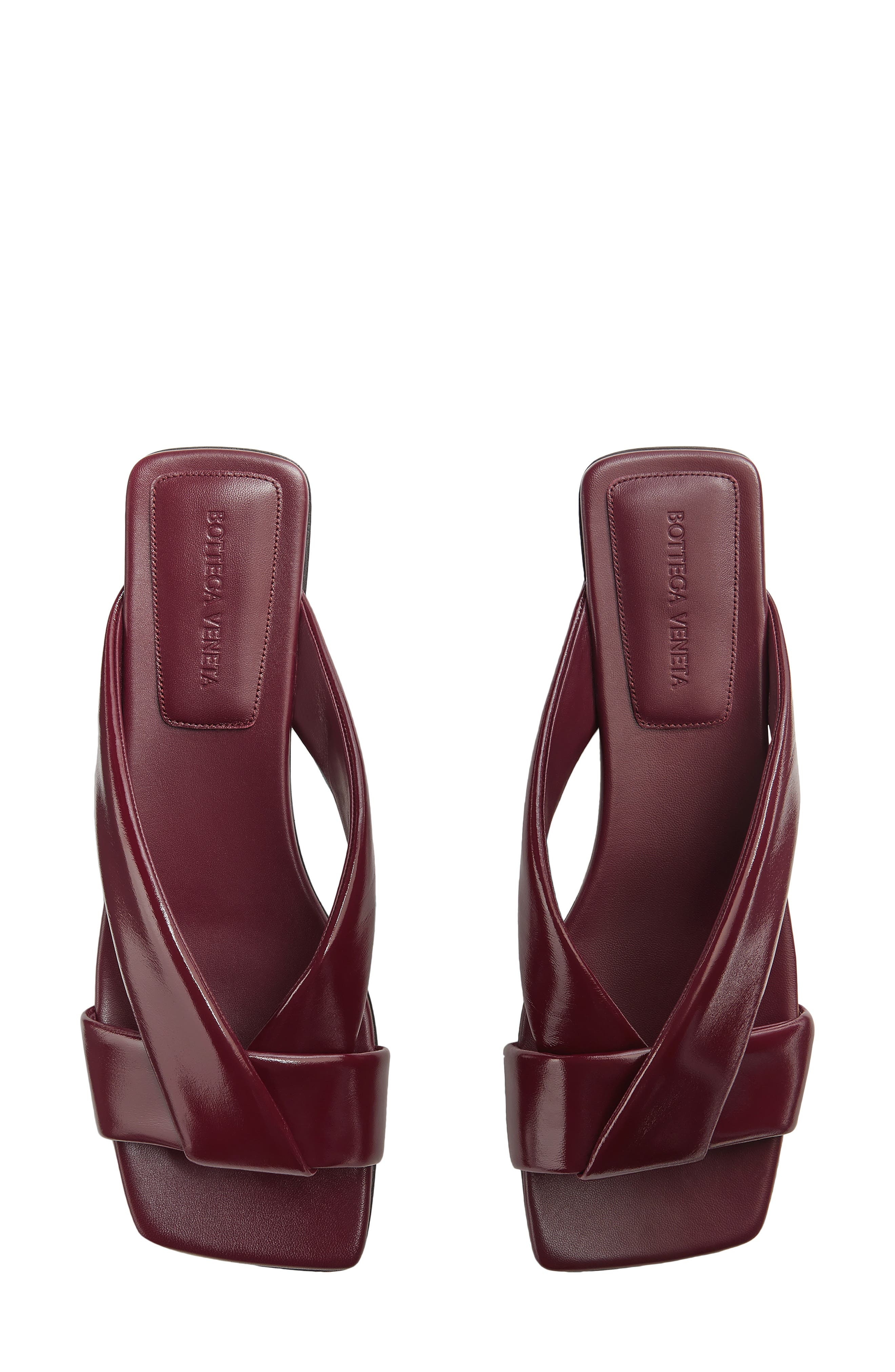 Bottega Veneta Flat Cushion Sandal in 2240 Barolo at Nordstrom - 4