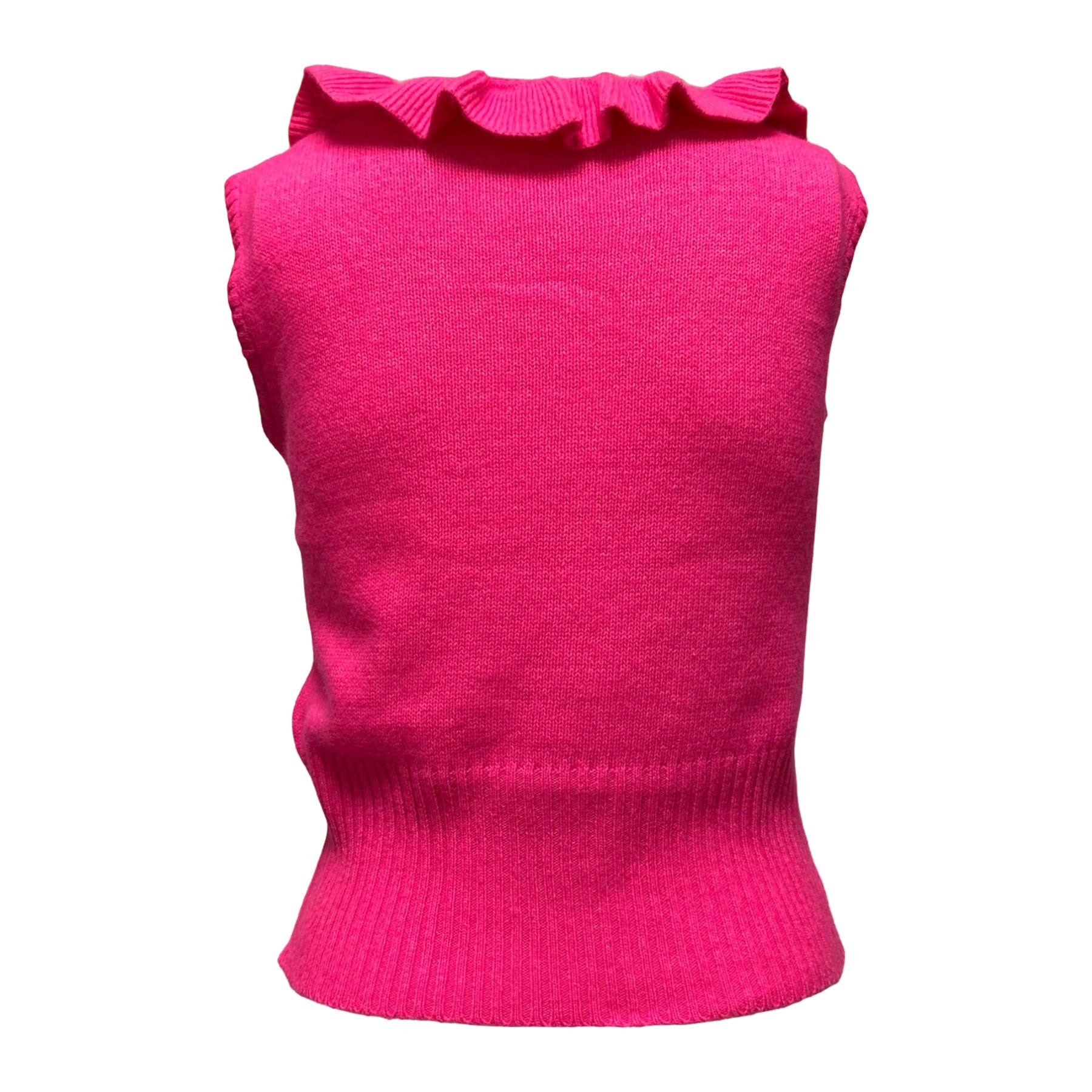 D&G - D&G Frill Knit Tank Top - 2