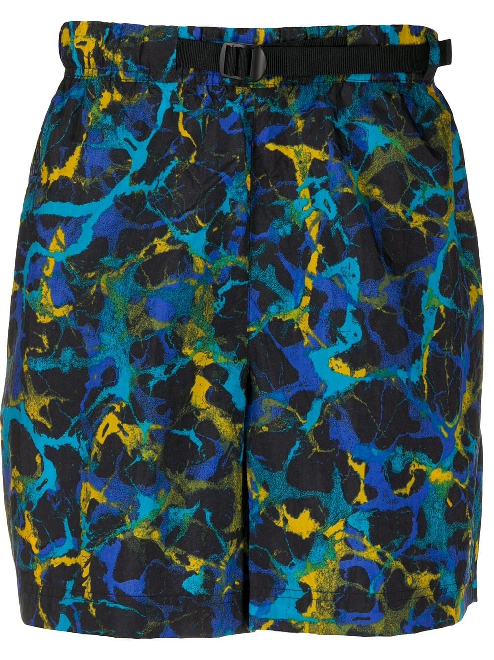 abstract-print shorts - 1