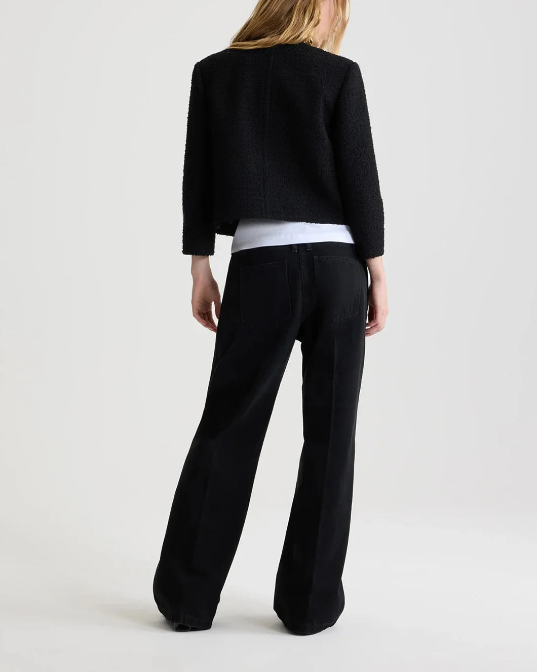 NO COLLAR BOX JACKET - 4