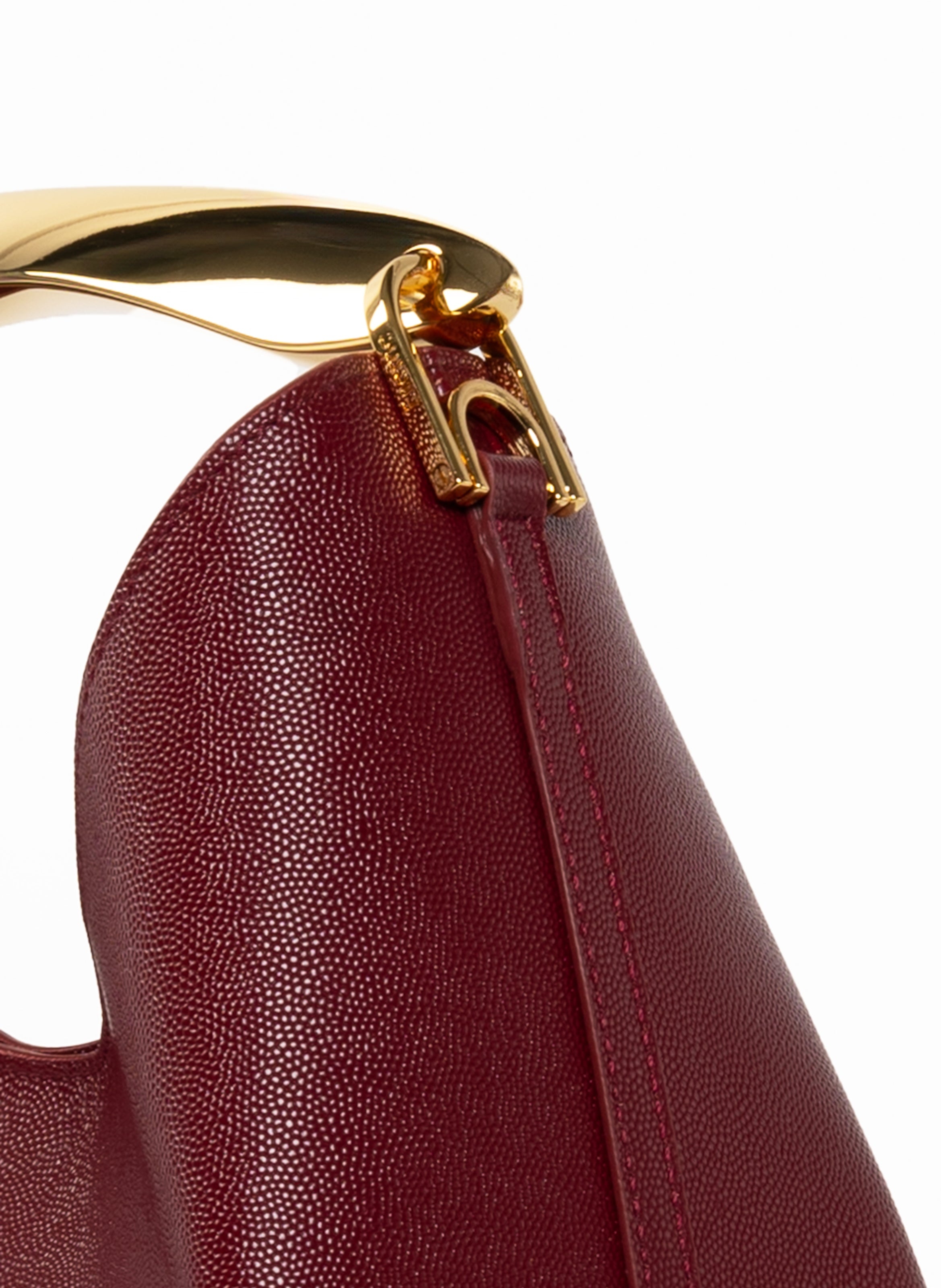 Boomerang Caviar Leather Burgundy - 7