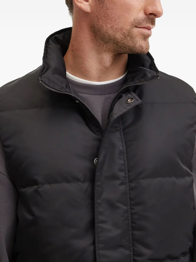 hooded zip-up gilet 5