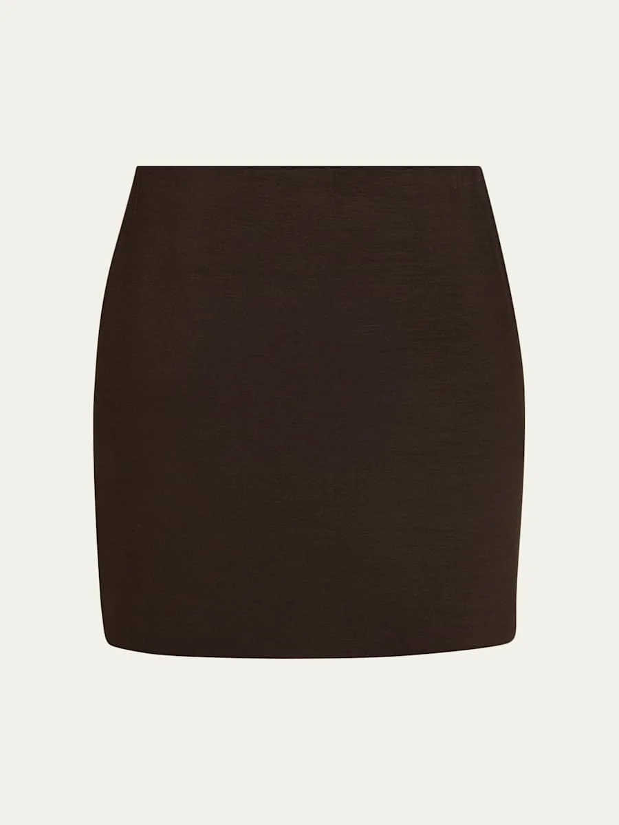 Straight Mini Skirt - 1