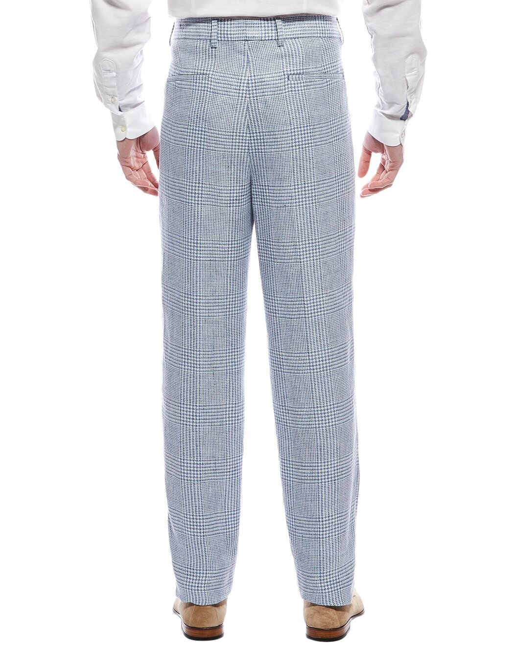Brunello Cucinelli Leisure Fit Linen, Wool & Silk-Blend Pant - 2