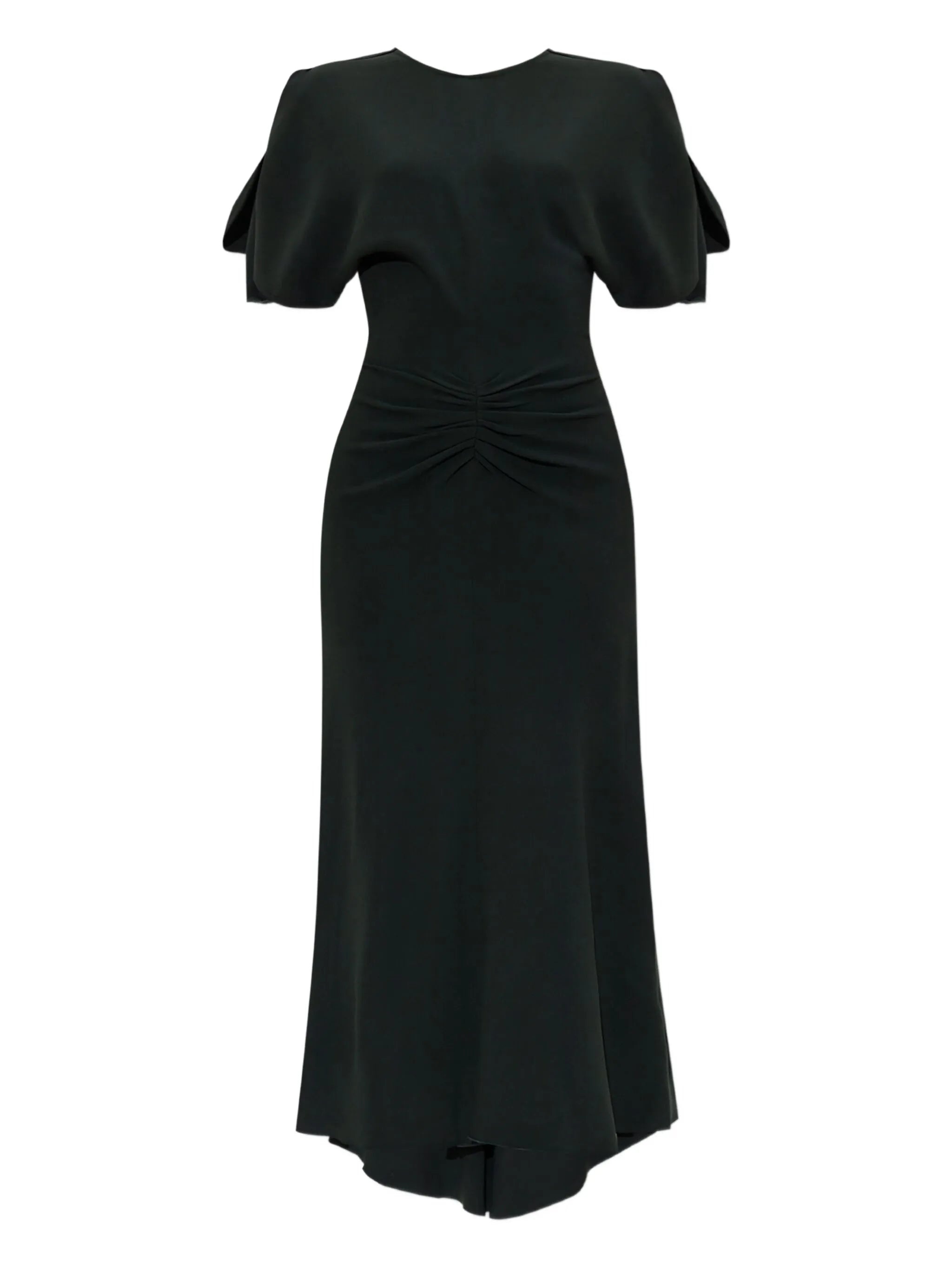 Puff-sleeved Dress - 1